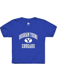 Rally BYU Cougars Youth Blue No 1 Short Sleeve T-Shirt