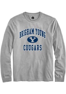 Rally BYU Cougars Grey No 1 Long Sleeve T Shirt