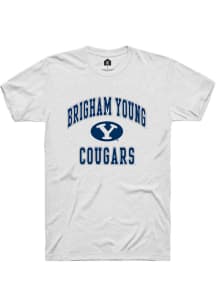 Rally BYU Cougars White No 1 Short Sleeve T Shirt