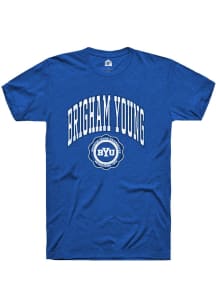 Rally BYU Cougars Blue Arch Seal Short Sleeve T Shirt