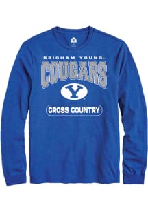 Rally BYU Cougars Blue Cross Country Long Sleeve T Shirt