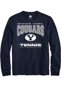 Rally BYU Cougars Navy Blue Tennis Long Sleeve T Shirt
