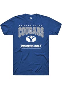 Rally BYU Cougars Blue Womens Golf Short Sleeve T Shirt