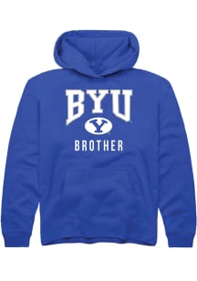 Rally BYU Cougars Youth Blue Brother Long Sleeve Hoodie
