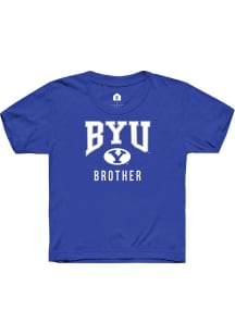 Rally BYU Cougars Youth Blue Brother Short Sleeve T-Shirt