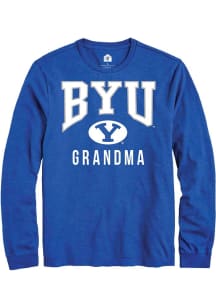 Rally BYU Cougars Blue Grandma Long Sleeve T Shirt