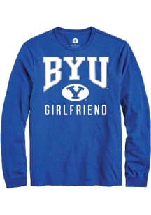 Rally BYU Cougars Blue Girlfriend Long Sleeve T Shirt