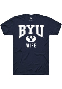 Rally BYU Cougars Navy Blue Wife Short Sleeve T Shirt