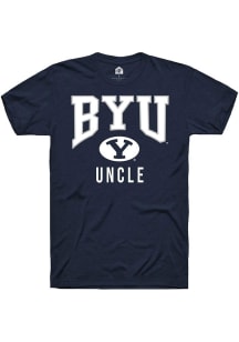 Rally BYU Cougars Navy Blue Uncle Short Sleeve T Shirt