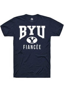 Rally BYU Cougars Navy Blue Fiancée Short Sleeve T Shirt