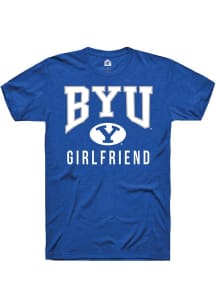 Rally BYU Cougars Blue Girlfriend Short Sleeve T Shirt