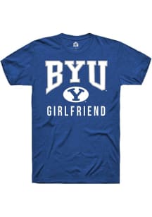 Rally BYU Cougars Blue Girlfriend Short Sleeve T Shirt