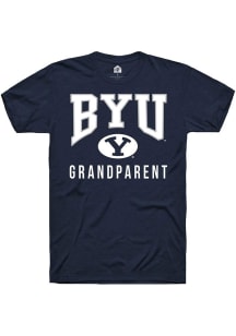 Rally BYU Cougars Navy Blue Grandparent Short Sleeve T Shirt
