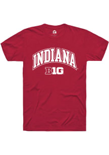 Rally Indiana Hoosiers Red Arch Logo Short Sleeve T Shirt