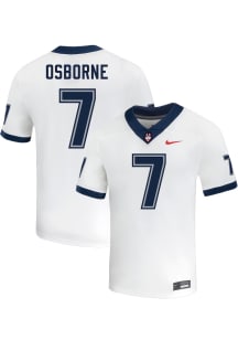Kalieb Osborne  Nike UConn Huskies White NIL Name And Number Football Jersey