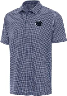 Antigua Penn State Nittany Lions Mens Navy Blue Replica Short Sleeve Polo