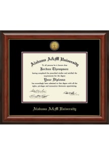 Alabama A&M Bulldogs Lancaster Diploma Frame - Brown
