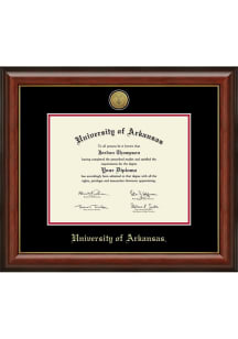 Arkansas Razorbacks Lancaster Diploma Frame - Brown