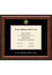 Central Michigan Chippewas Lancaster Diploma Frame - Brown