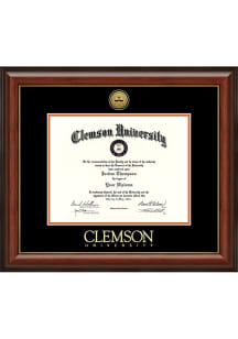 Clemson Tigers Lancaster Diploma Frame - Brown