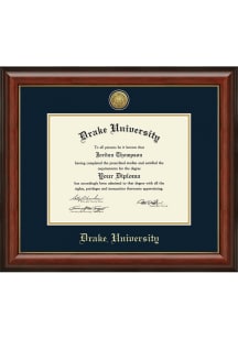 Drake Bulldogs Lancaster Diploma Frame - Brown