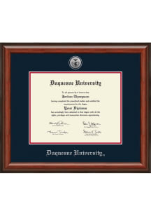 Duquesne Dukes Canterbury Diploma Frame - Brown