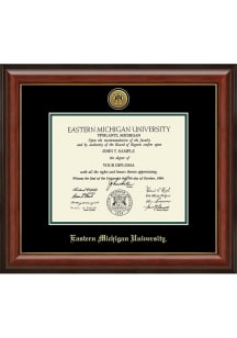 Eastern Michigan Eagles Lancaster Diploma Frame - Brown