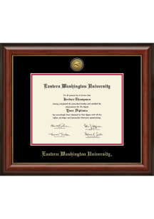 Eastern Washington Eagles Lancaster Diploma Frame - Brown
