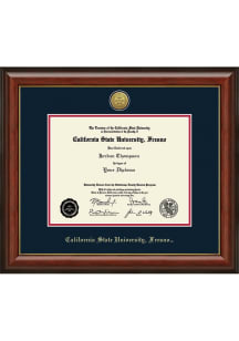 Fresno State Bulldogs Lancaster Diploma Frame - Brown