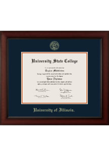 Illinois Fighting Illini Paxton Diploma Frame - Brown