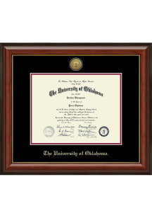 Oklahoma Sooners Lancaster Diploma Frame - Brown