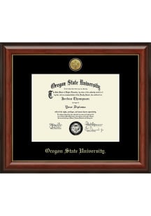 Oregon State Beavers Lancaster Diploma Frame - Brown