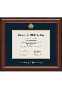 Pitt Panthers Lancaster Diploma Frame - Brown
