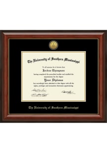 Southern Mississippi Golden Eagles Lancaster Diploma Frame - Brown
