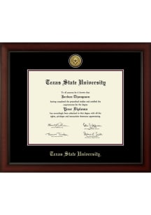 Texas State Bobcats Paxton Diploma Frame - Brown