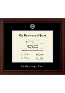 Tulsa Golden Hurricane Paxton Diploma Frame - Brown