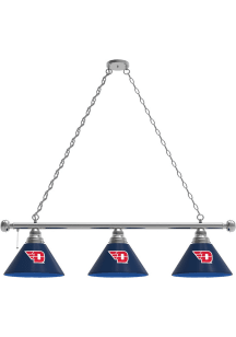 Dayton Flyers 3 Shade Silver Billiard Lamp