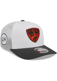 New Era FC Dallas 2026 Jersey Hook Stretch 9SEVENTY Trucker Adjustable Hat - White