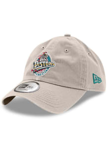 New Era Detroit Pistons Natural 1996 Hardwood Classic Casual Classic Womens Adjustable Hat