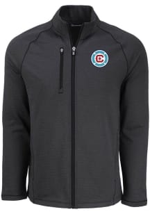 Cutter and Buck Chicago Fire Mens Black Pehastin Light Weight Jacket
