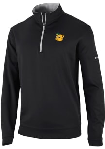 Columbia Baylor Bears Mens Black Vault Heat Seal Omni Wick Wickhams Hills Long Sleeve Qtr Zip Pull..