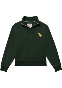 League William & Mary Tribe Womens Green 1991 Qtr Zip