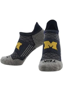 Michigan Wolverines Tour Mens No Show Socks