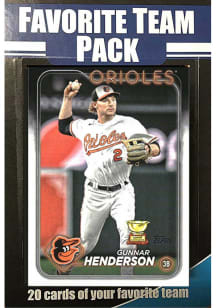 Baltimore Orioles 20 Pack Collectible Baseball Cards