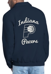 Starter Indiana Pacers Mens Navy Blue Franchise Light Weight Jacket