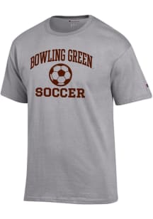 Champion Bowling Green Falcons Grey Soccer Icon Jersey Short Sleeve T Shirt