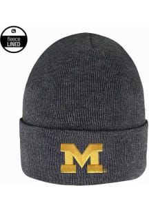 LogoFit Michigan Wolverines Dark Grey South Pole Mens Knit Hat