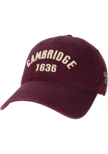 Harvard Crimson Terra Twill Adjustable Hat - Maroon