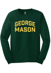 Summit Sportswear George Mason University Green Arch Stack Long Sleeve T Shirt