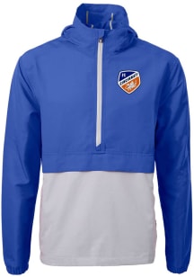 Cutter and Buck FC Cincinnati Mens Blue Charter Eco Pullover Jackets